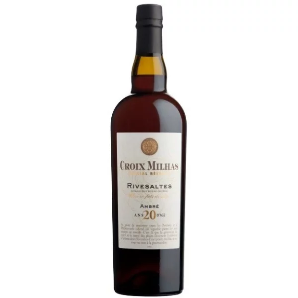 Вино Франції  Croix Milhas, Rivesaltes AOP, 16.5%, Біле, Солодке, 0.75 л